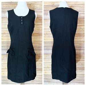 walterbaker by WALTER Black Textured Sheath Dress